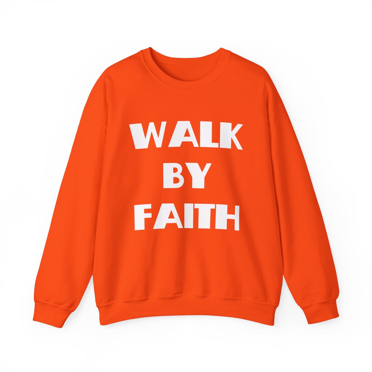 Walk By Faith Christian Sweatshirt, Christian Gifts, Christian Back To School Gifts, Trendy Christian Apparel