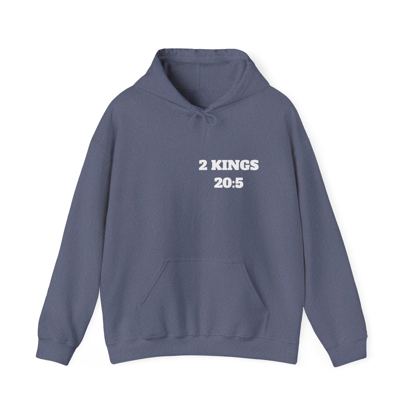 2 Kings 20:5 Christian Hoodie, Christian Gifts, Christian Back To School Gifts, Trendy Christian Apparel