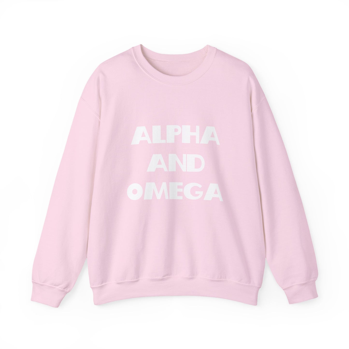 Alpha and Omega Christian Sweatshirt - Christian Gifts, Trendy Christian Apparel, Christian Clothing