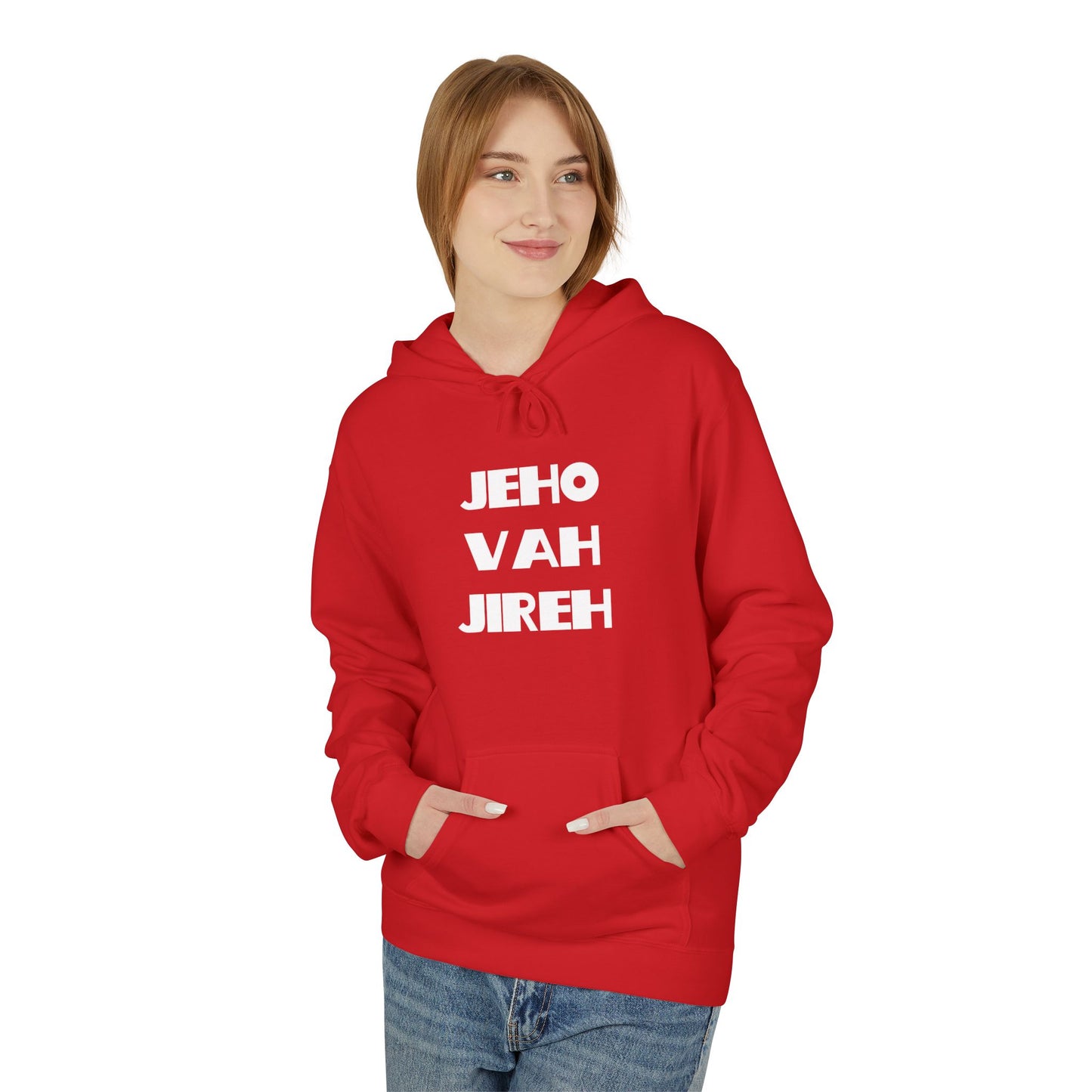 Jehovah Jireh Hoodie — Minimalist Christian Faith Pullover