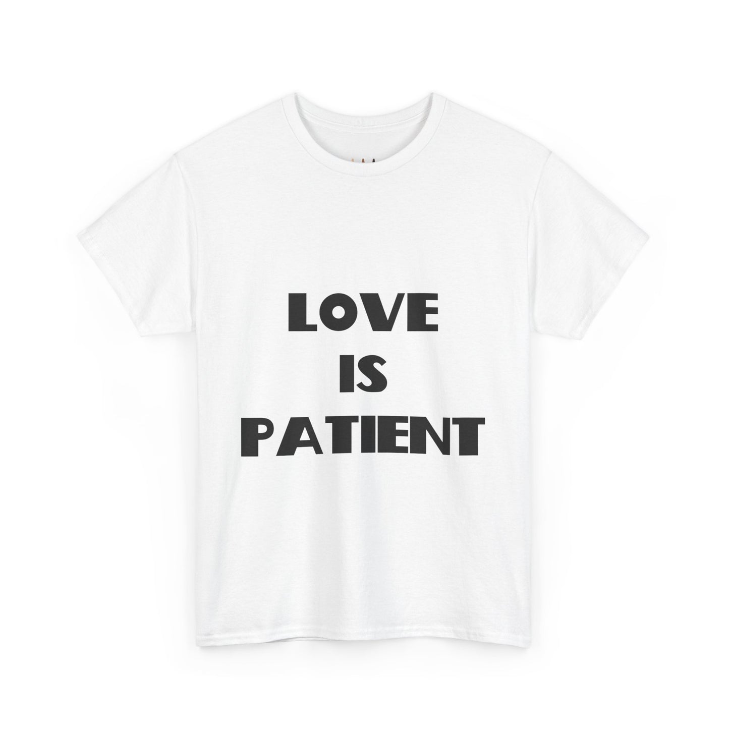 Love Is Patient Christian T-Shirt, Christian Gifts, Christian Back To School Clothes, Church Outfits, Minimalist T-Shirt