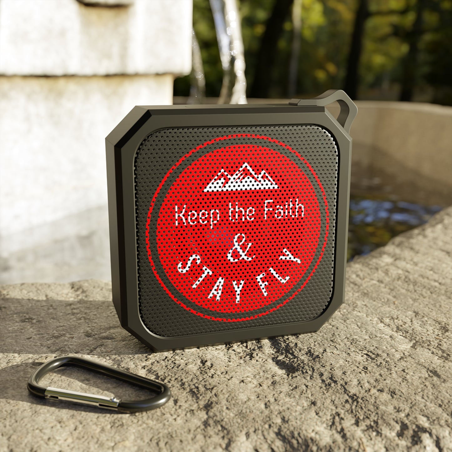 Keep The Faith & Stay Fly Outdoor Bluetooth Speaker