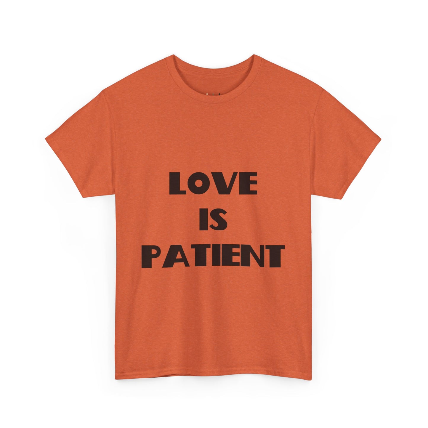 Love Is Patient Christian T-Shirt, Christian Gifts, Christian Back To School Clothes, Church Outfits, Minimalist T-Shirt