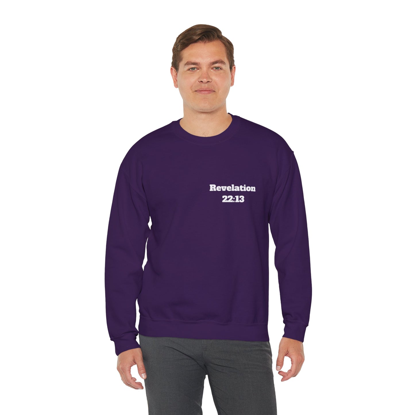 Revelation 22:13 Christian Sweatshirt, Christian Gifts, Christian Back To School Gifts, Church Outfits