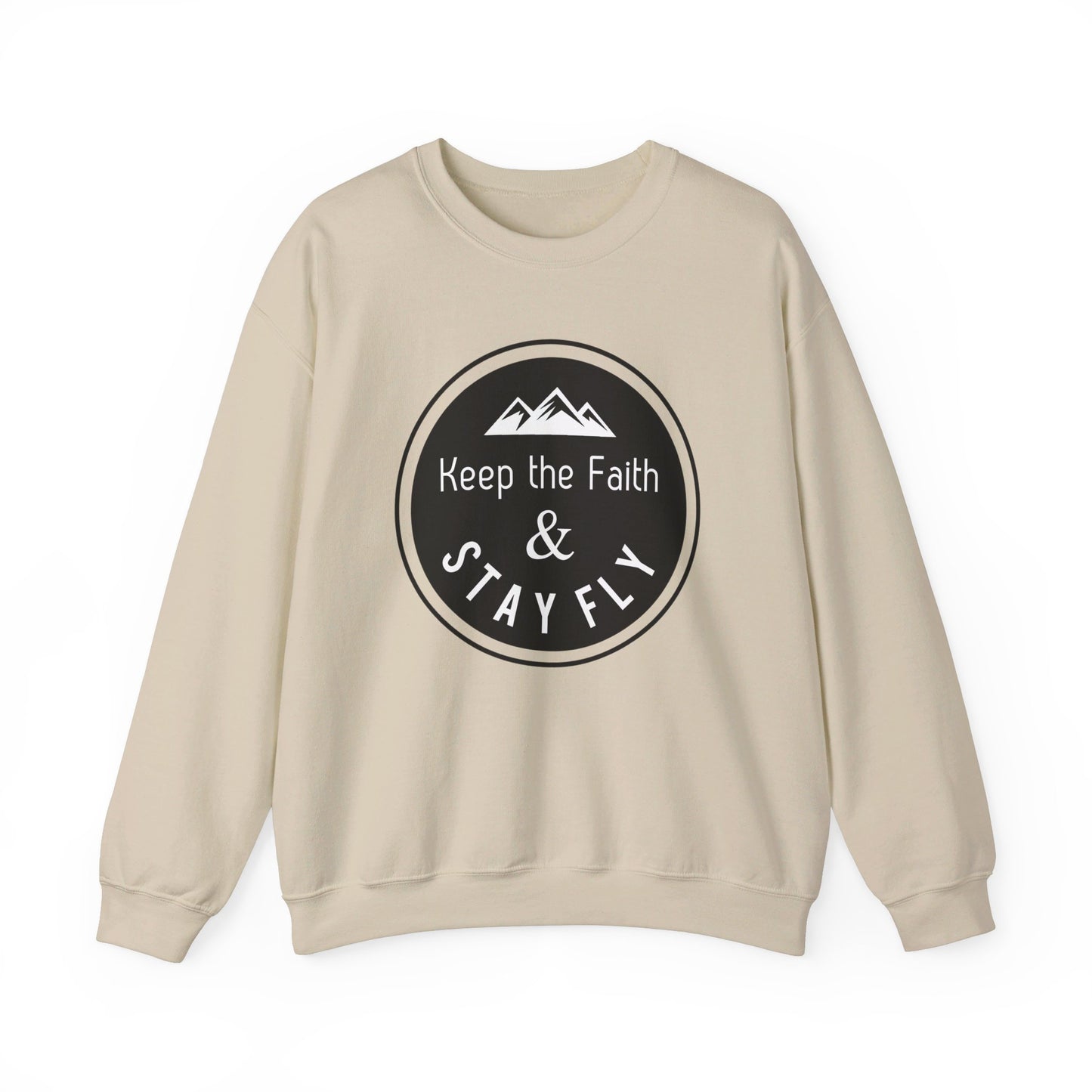 Keep The Faith & Stay Fly Christian Clothing, Christian Shirts, Christian Sweatshirt, Christian Hoodie, Top Religious Shirts, Bible Shirts