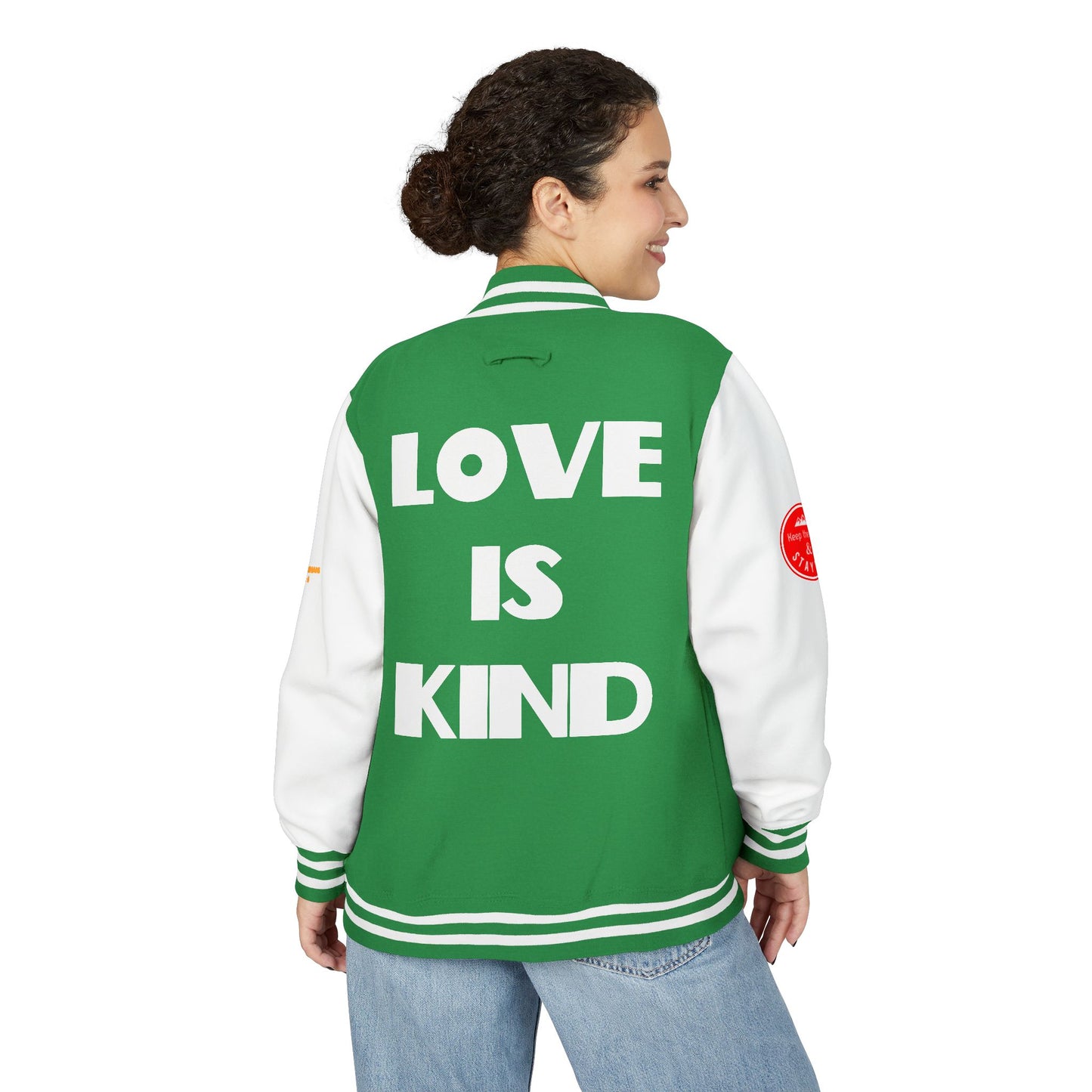 Love Is Kind Letterman Jacket, Christian Letterman Jacket, Christian Streetwear