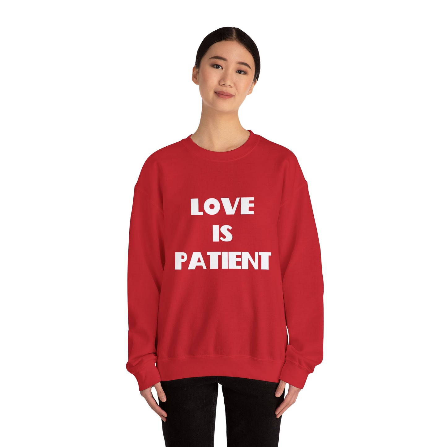 Love is Patient Christian Sweatshirt, Christian Gifts, Christian Back To School Gifts, Church Outfits
