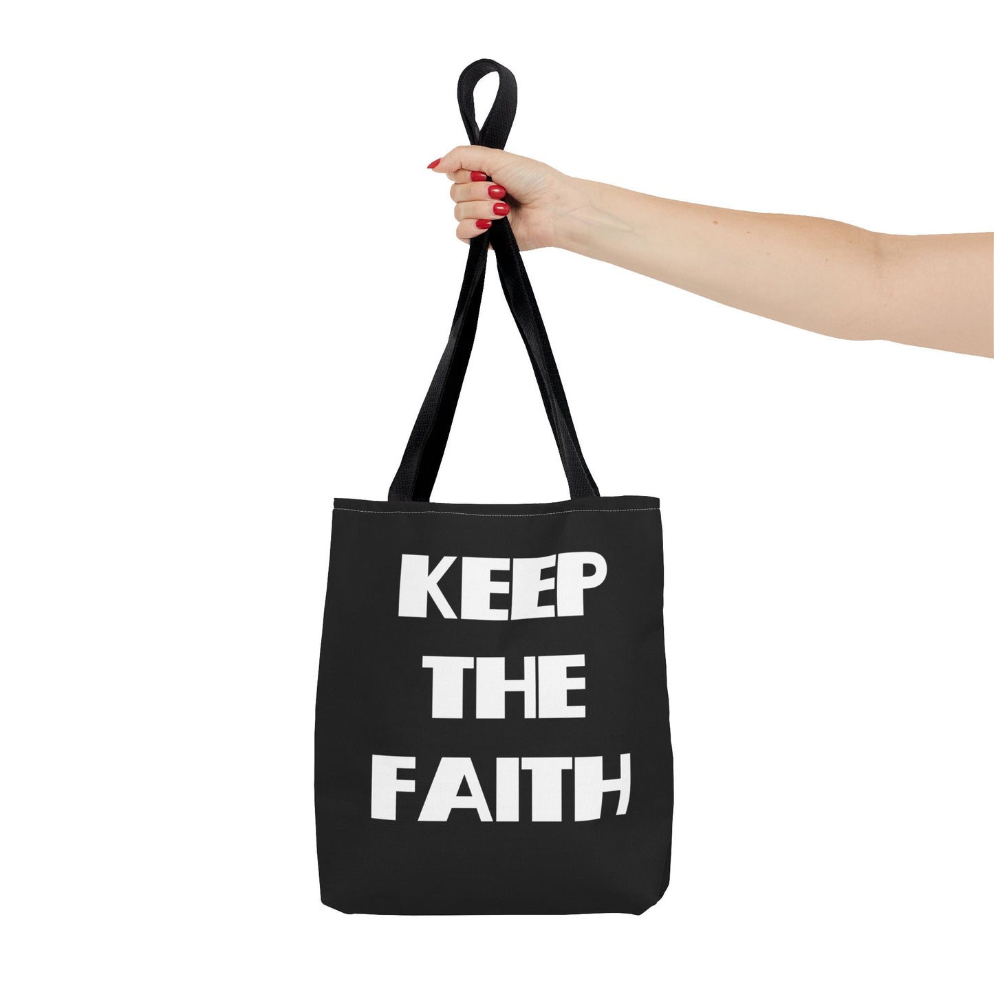 Keep The Faith & Stay Fly Christian Tote Bag, Christian Gifts, Christian Back To School Gifts, Trendy Christian Apparel