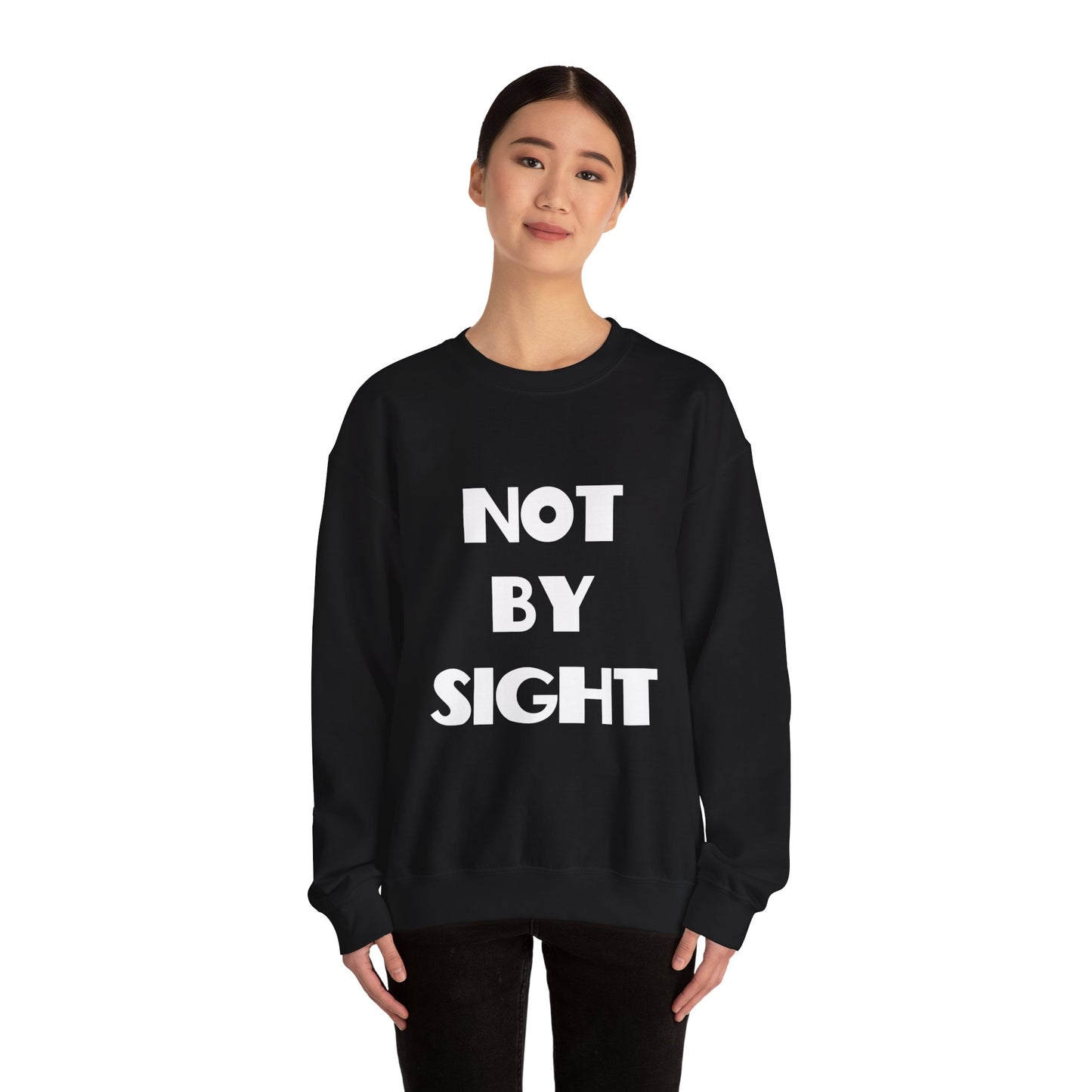 Not By Sight Christian Sweatshirt, Christian Gifts, Christian Back To School Gifts, Church Outfits