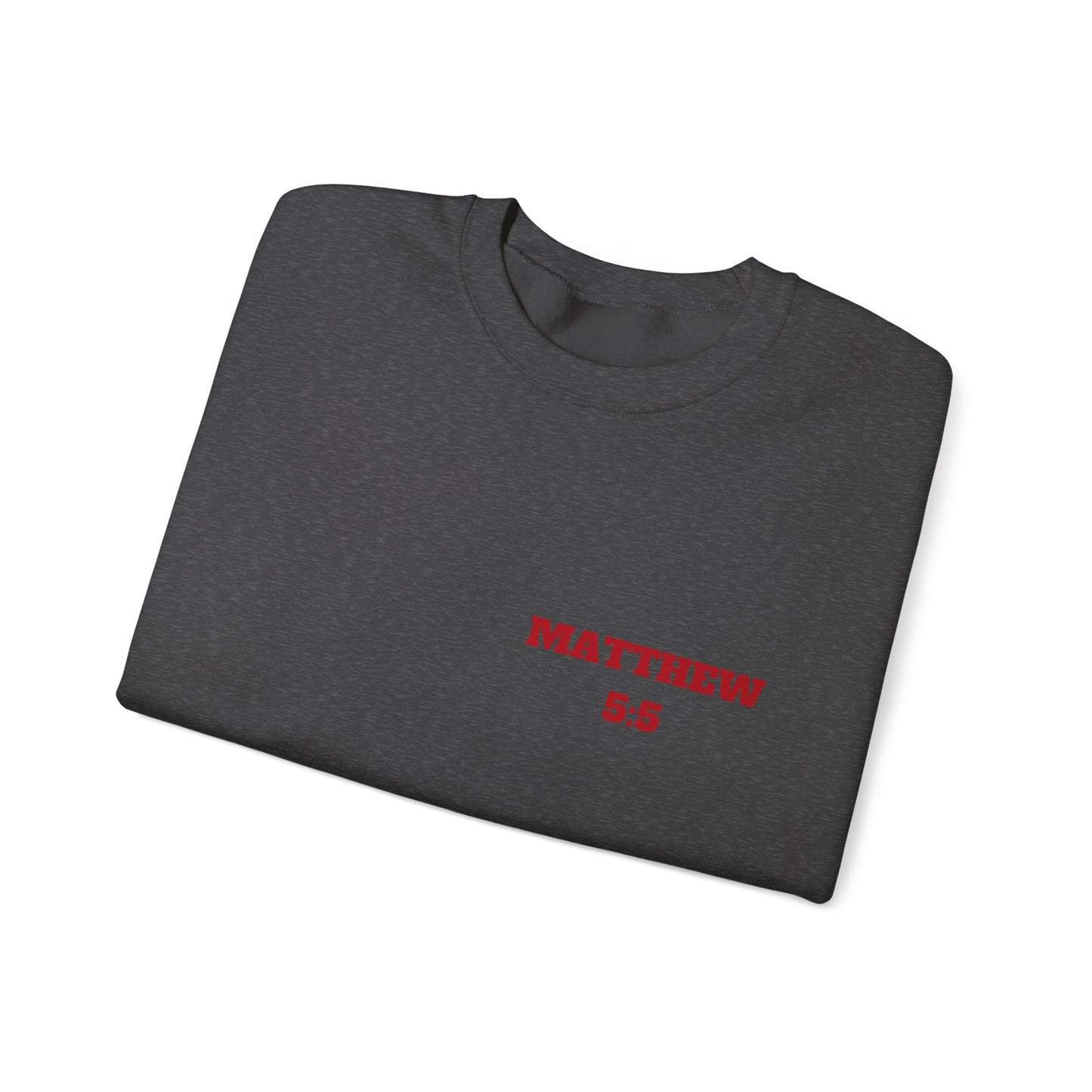 Matthew 5:5 Christian Sweatshirt, Christian Tee Shirts, Faith T-Shirts, Bible Verse T-Shirts, Christian Tees With Scripture