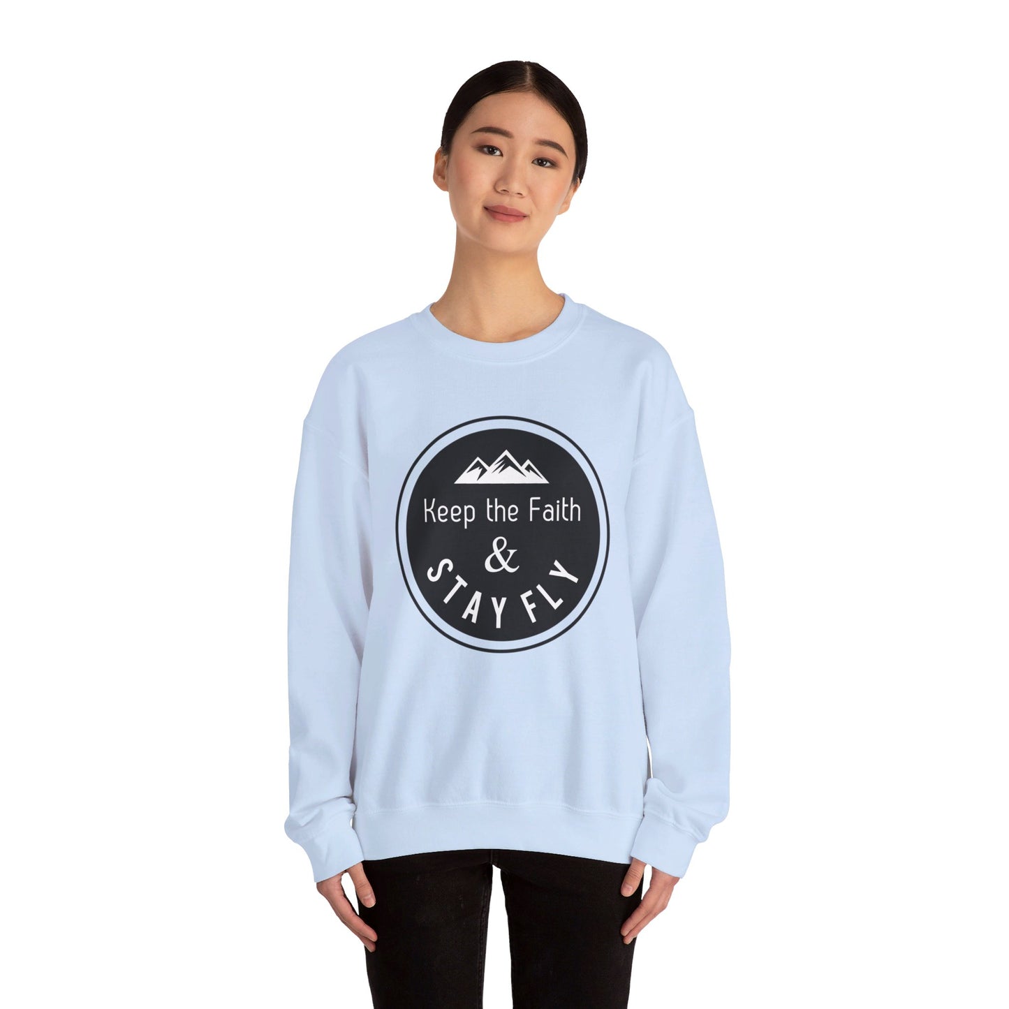 Keep The Faith & Stay Fly Christian Clothing, Christian Shirts, Christian Sweatshirt, Christian Hoodie, Top Religious Shirts, Bible Shirts