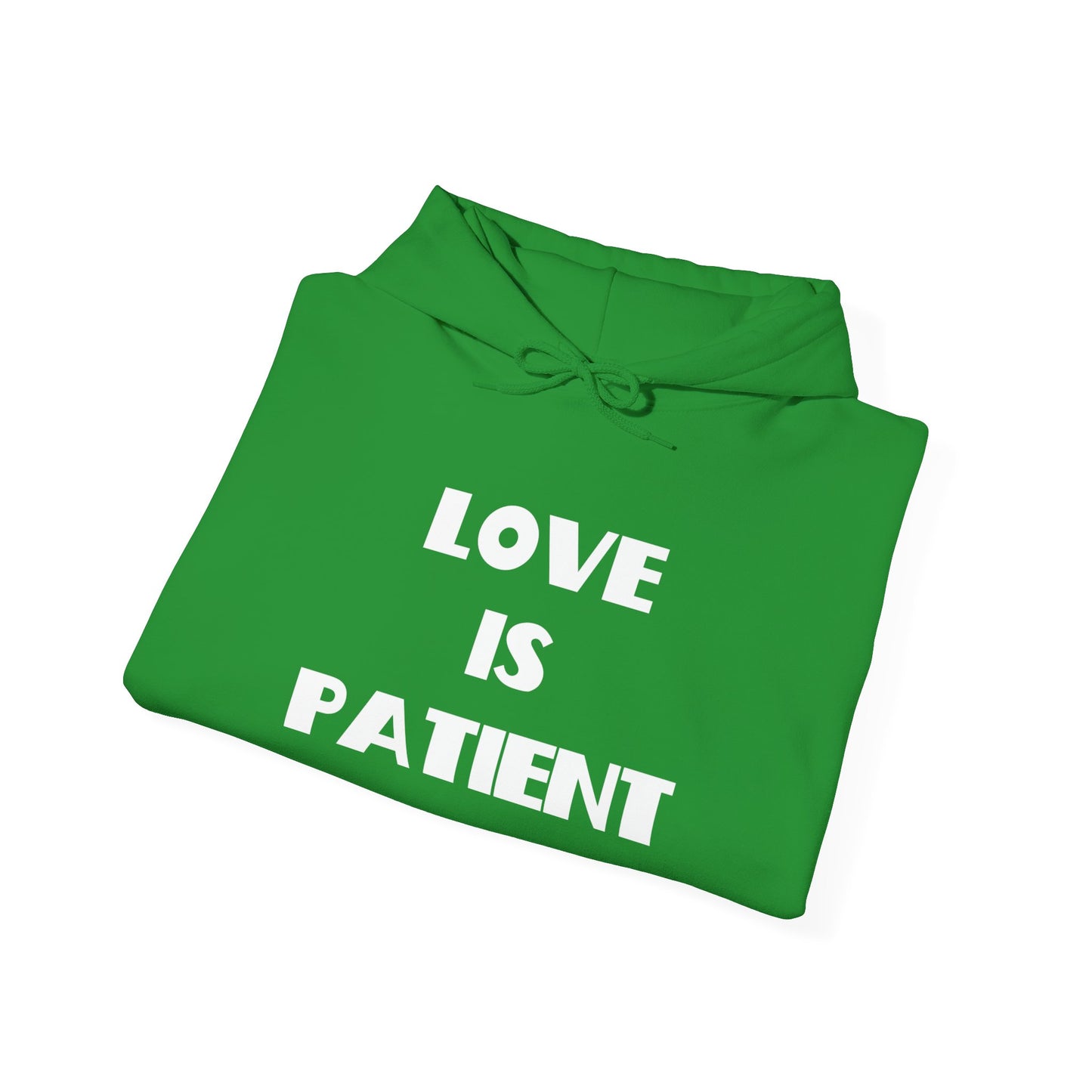 Love is Patient Christian Hoodie, Christian Gifts, Christian Back To School Gifts, Trendy Christian Apparel