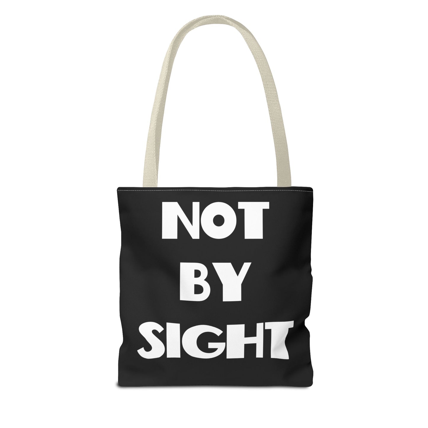 Walk by Faith Not Christian Tote Bag, Christian Gifts, Christian Back To School Gifts, Trendy Christian Apparel
