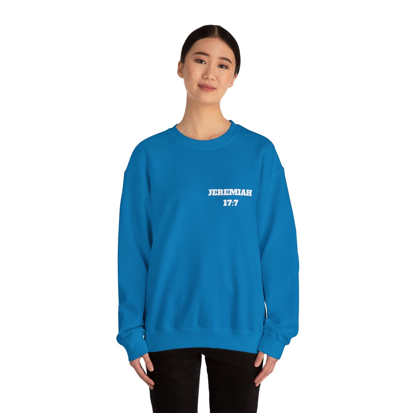 Jeremiah 17:7 Christian Sweatshirt, Christian Gifts, Christian Back To School Gifts, Church Outfits