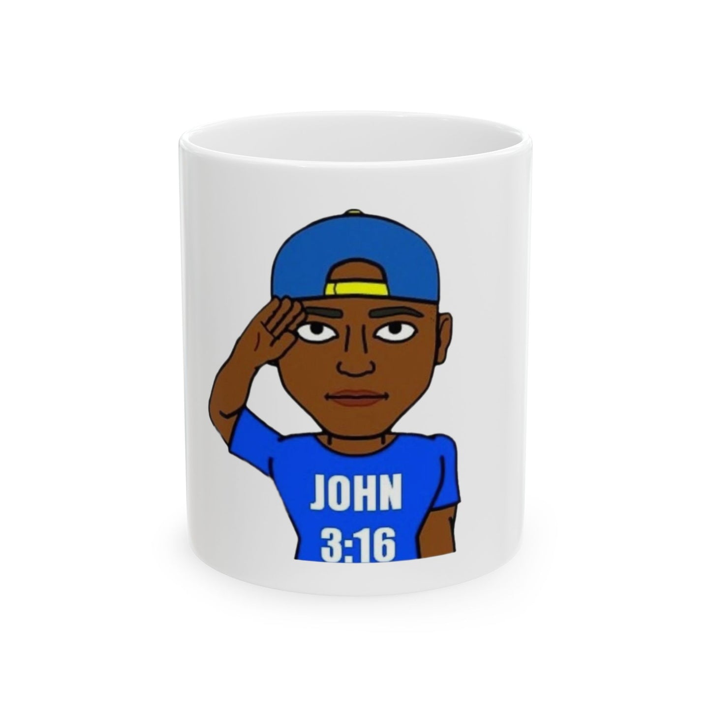 John 3:16 Bitmoji Christian Coffee Mug, Christian Mug, Christian Easter Gifts, Easter Gifts, Christian Ceramic Mug, Christian Men's Gifts