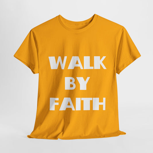 Walk By Faith Christian T-Shirt, Christian Gifts, Christian Back To School Gifts, Trendy Christian Apparel