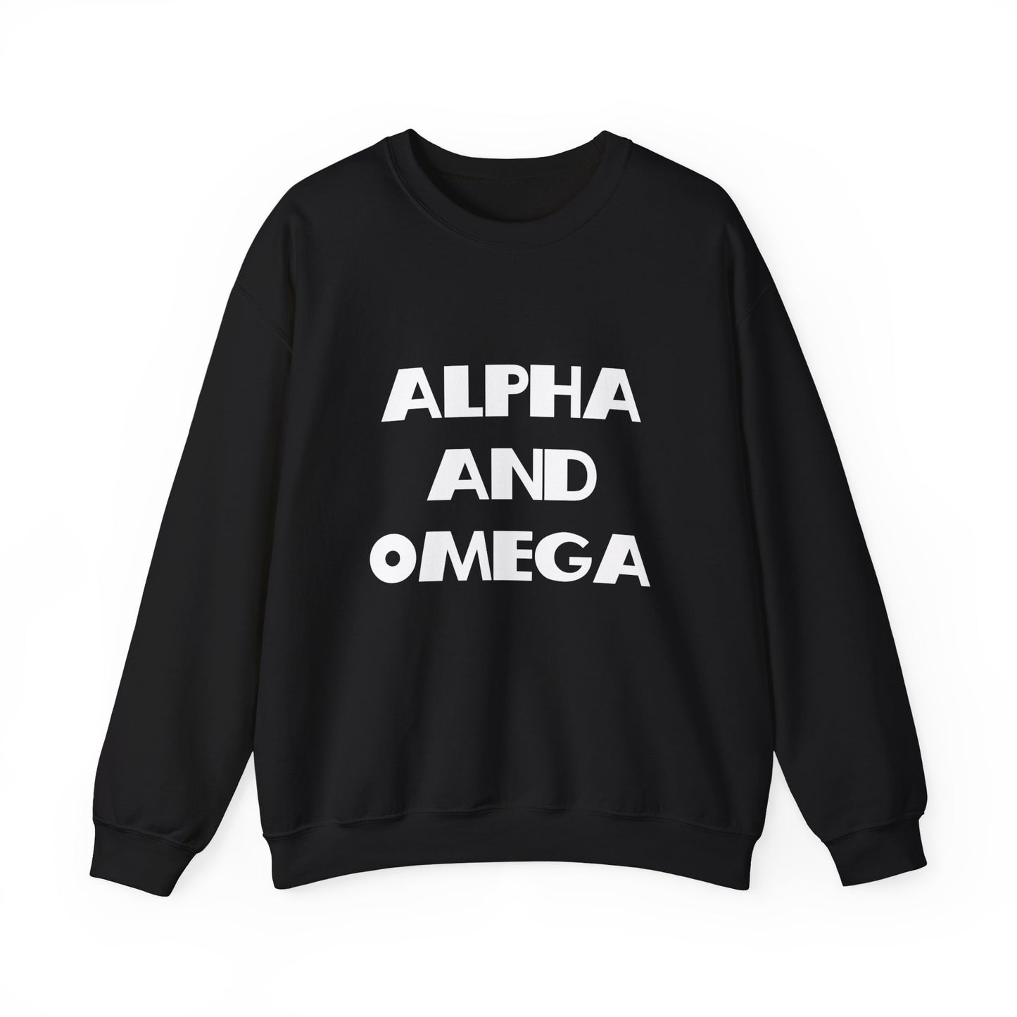 Alpha and Omega Christian Sweatshirt - Christian Gifts, Trendy Christian Apparel, Christian Clothing