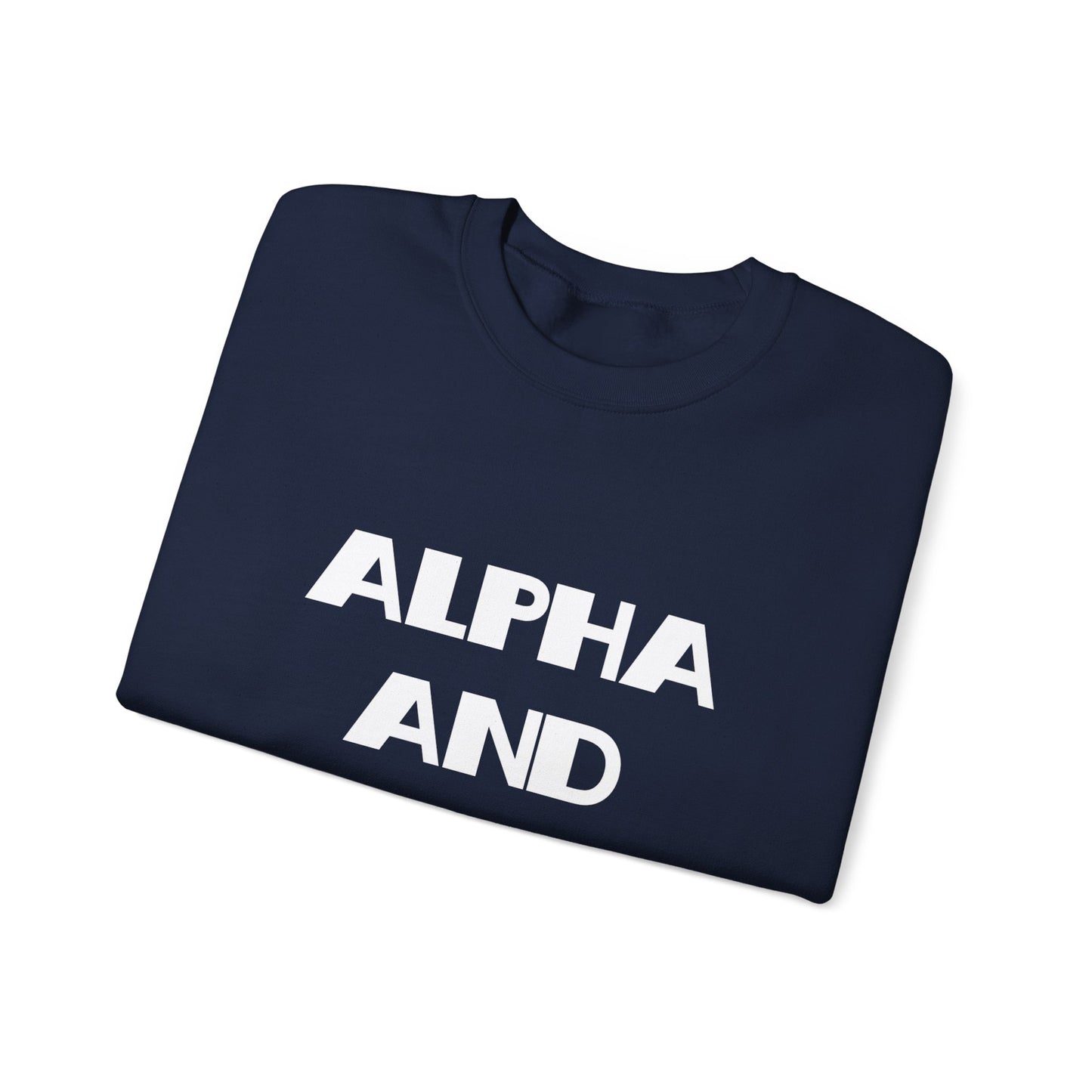 Alpha and Omega Christian Sweatshirt - Christian Gifts, Trendy Christian Apparel, Christian Clothing