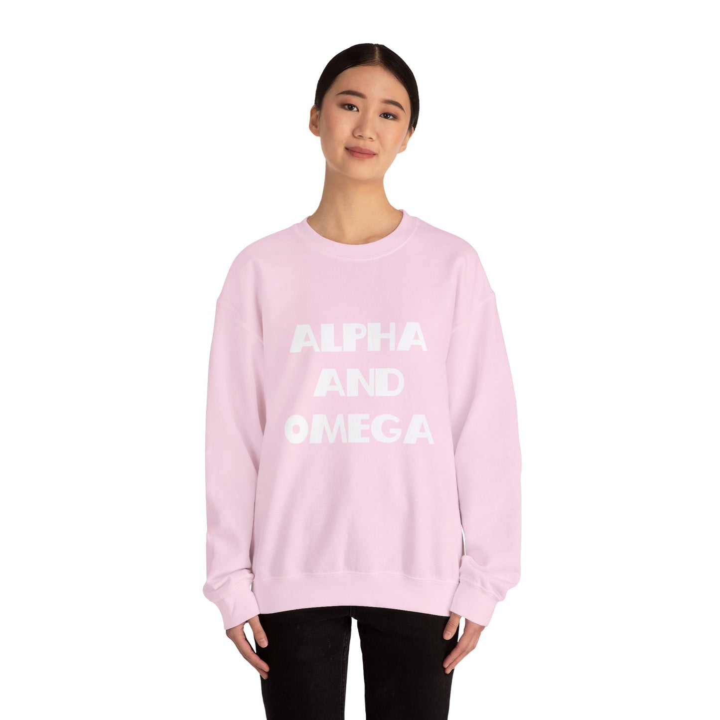 Alpha and Omega Christian Sweatshirt - Christian Gifts, Trendy Christian Apparel, Christian Clothing
