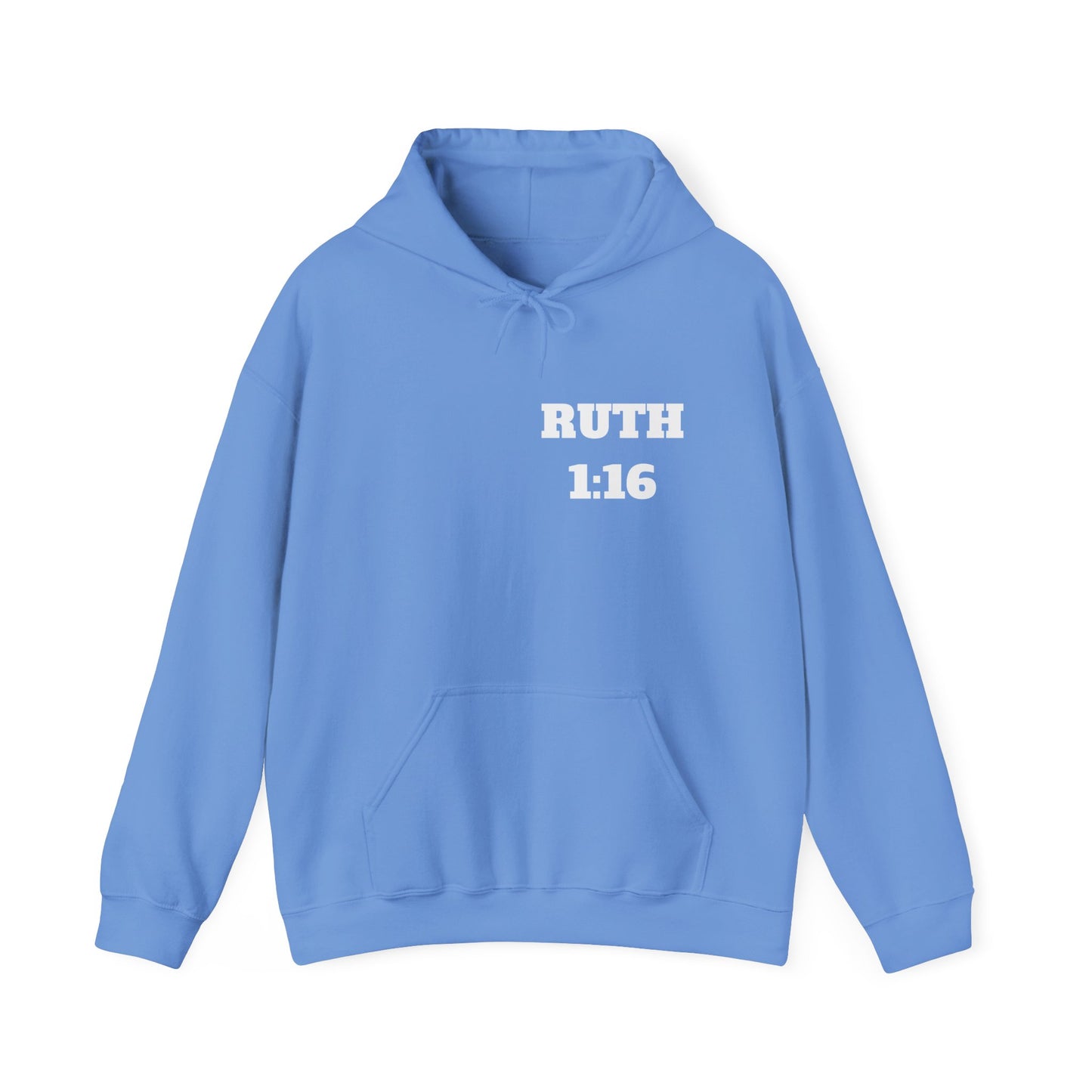Ruth 1:16 Christian Hoodie, Christian Gifts, Christian Back To School Gifts, Trendy Christian Apparel