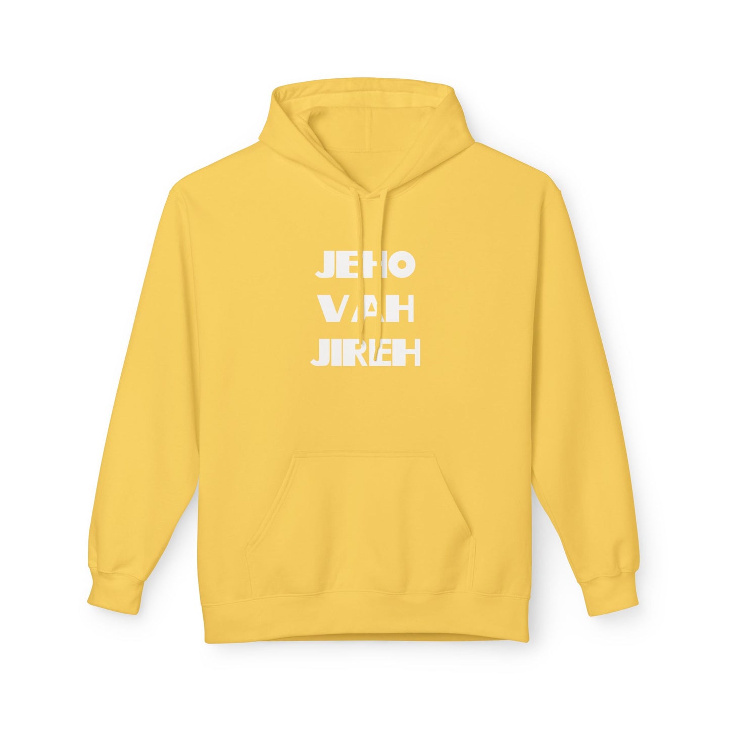 Jehovah Jireh Hoodie — Minimalist Christian Faith Pullover