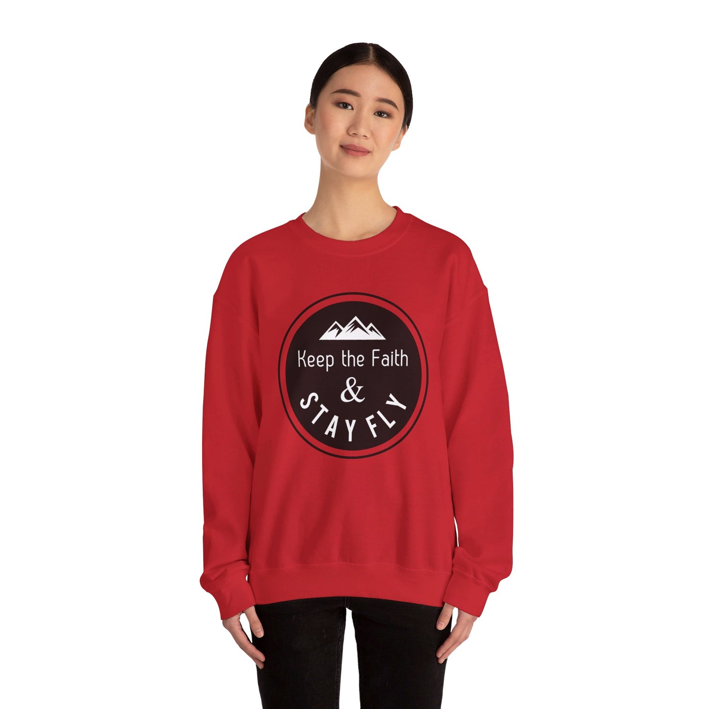 Keep The Faith & Stay Fly Christian Clothing, Christian Shirts, Christian Sweatshirt, Christian Hoodie, Top Religious Shirts, Bible Shirts