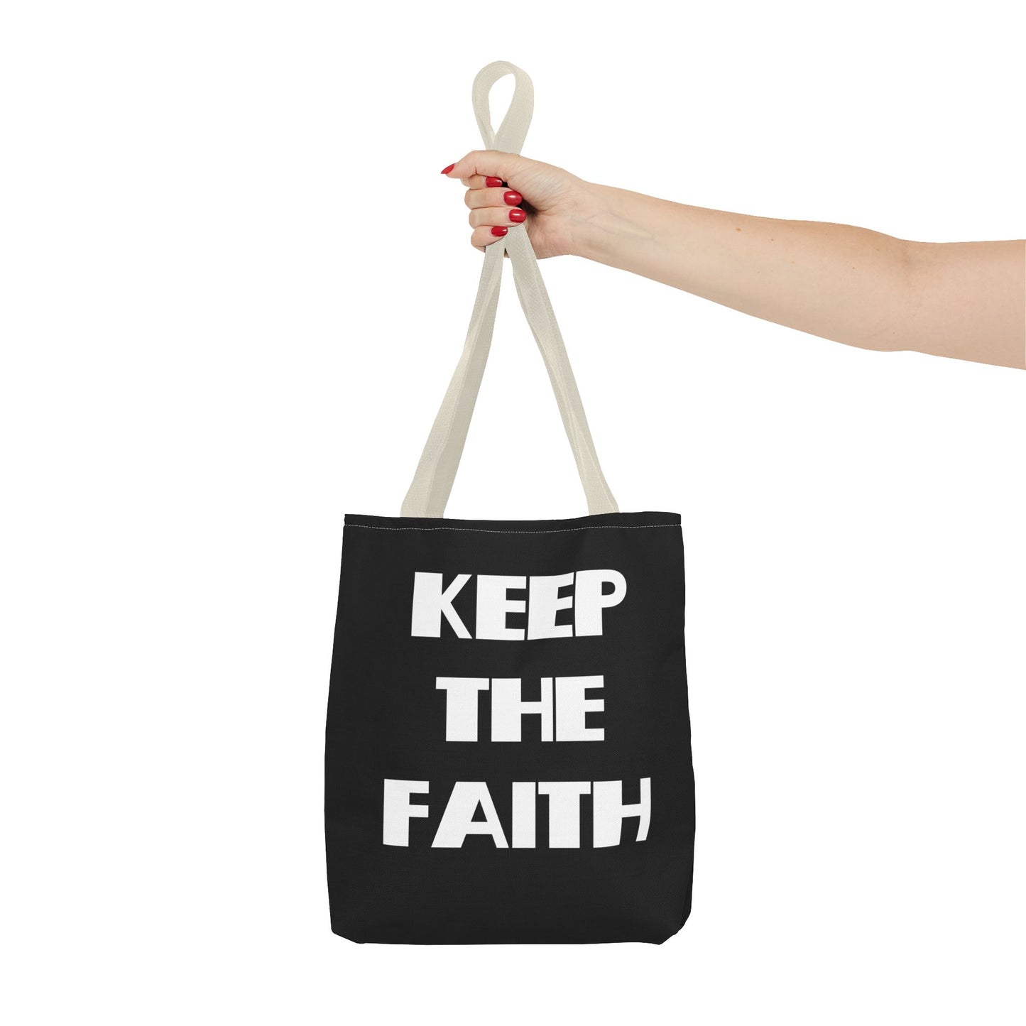 Keep The Faith & Stay Fly Christian Tote Bag, Christian Gifts, Christian Back To School Gifts, Trendy Christian Apparel