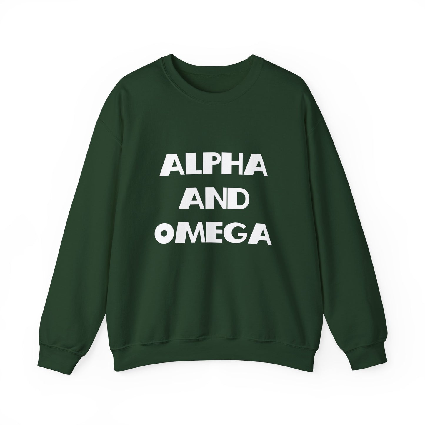 Alpha and Omega Christian Sweatshirt - Christian Gifts, Trendy Christian Apparel, Christian Clothing