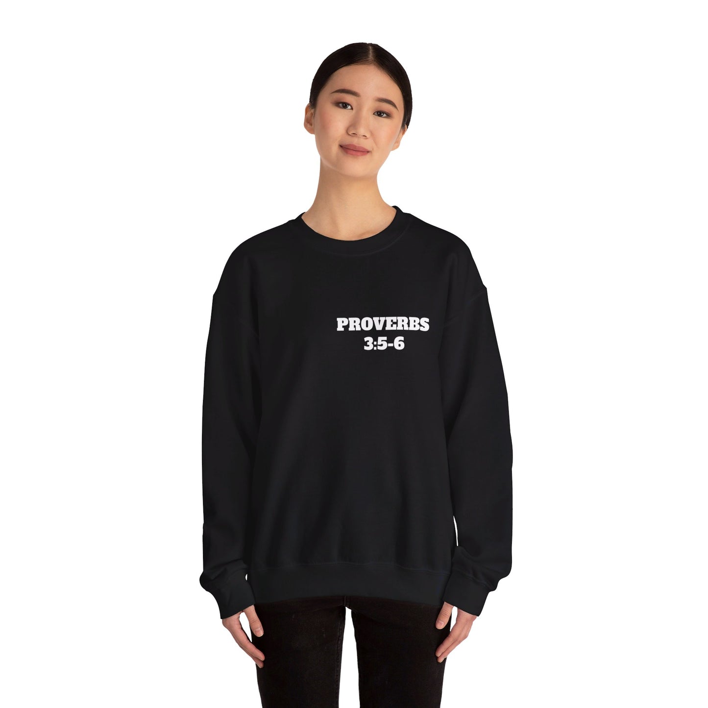 Proverbs 3:5-6 - Christian Clothing, Christian Shirts, Christian Sweatshirt, Christian Hoodie, Top Religious Shirts, Easter, Bible Shirts
