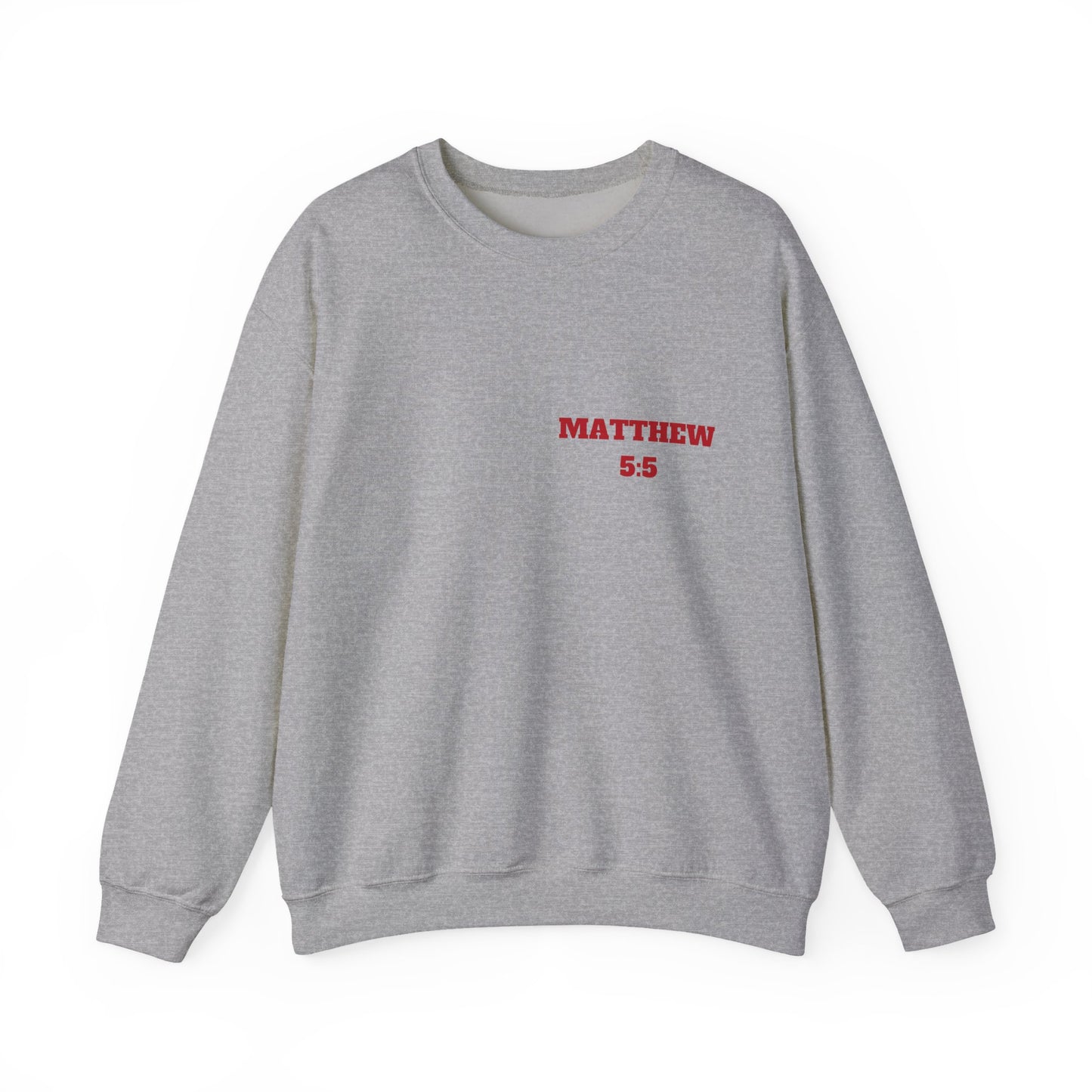 Matthew 5:5 Christian Sweatshirt, Christian Tee Shirts, Faith T-Shirts, Bible Verse T-Shirts, Christian Tees With Scripture