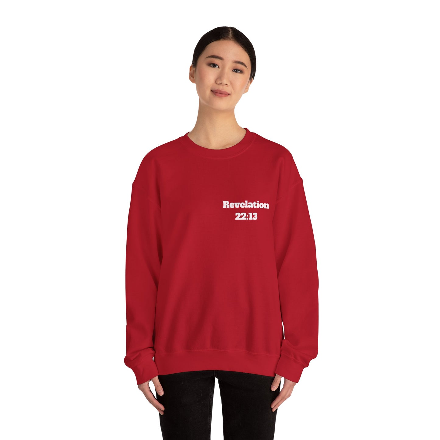 Revelation 22:13 Christian Sweatshirt, Christian Gifts, Christian Back To School Gifts, Church Outfits