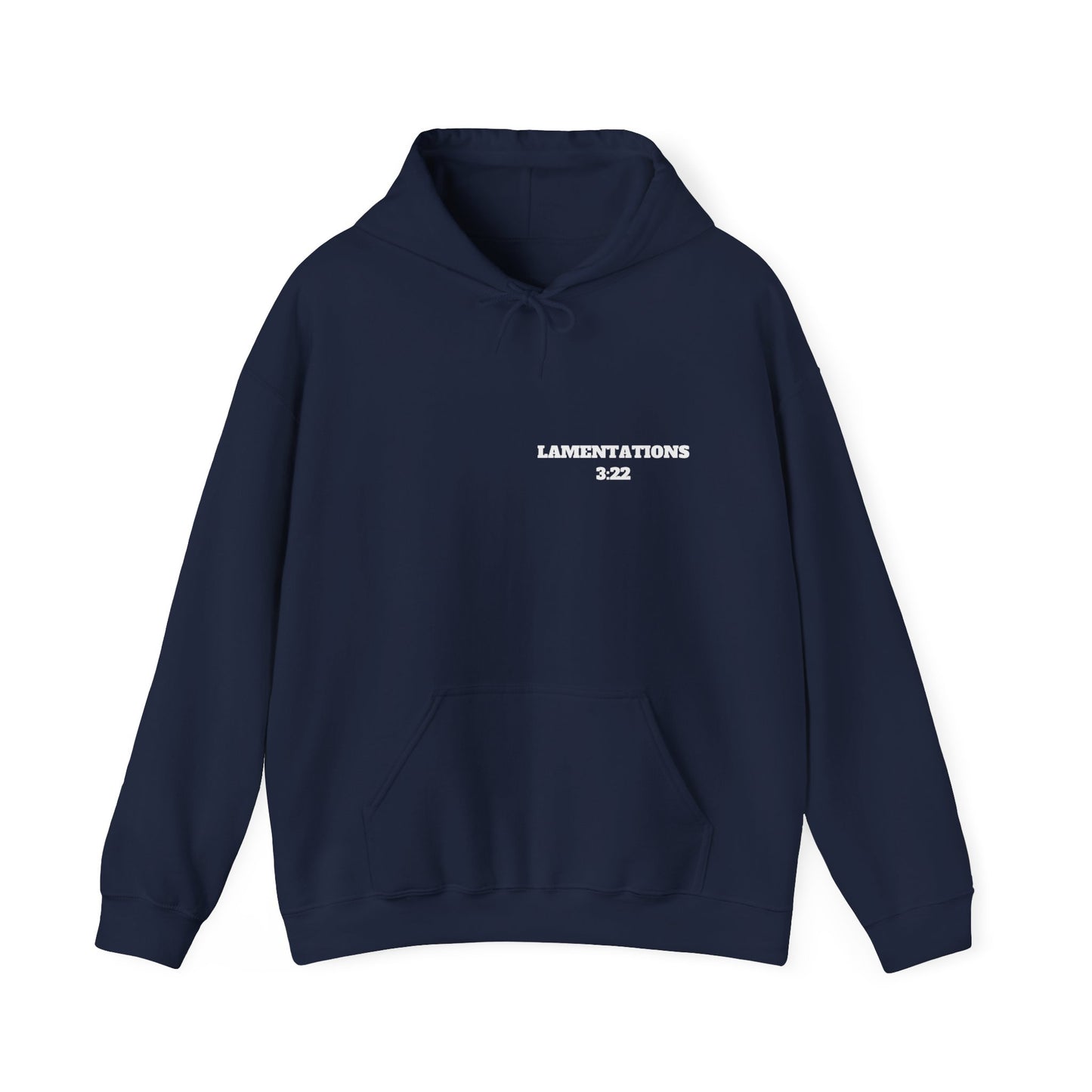 Lamentations 3:22 Christian Hoodie, Christian Gifts, Christian Back To School Gifts, Trendy Christian Apparel