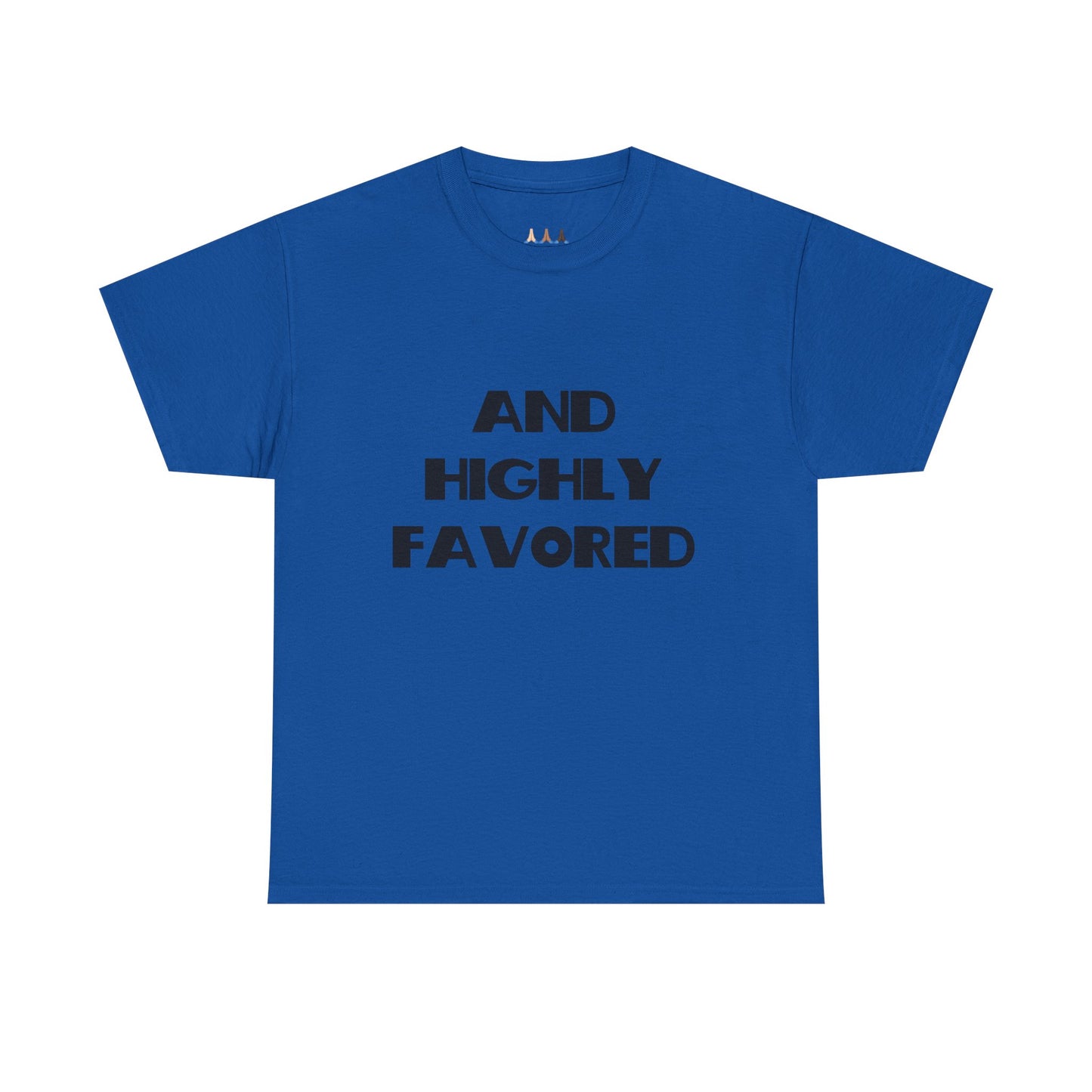 And Highly Favored Christian Tee Shirt, Christian Gifts, Trendy Christian Apparel, Christian Christmas Gifts