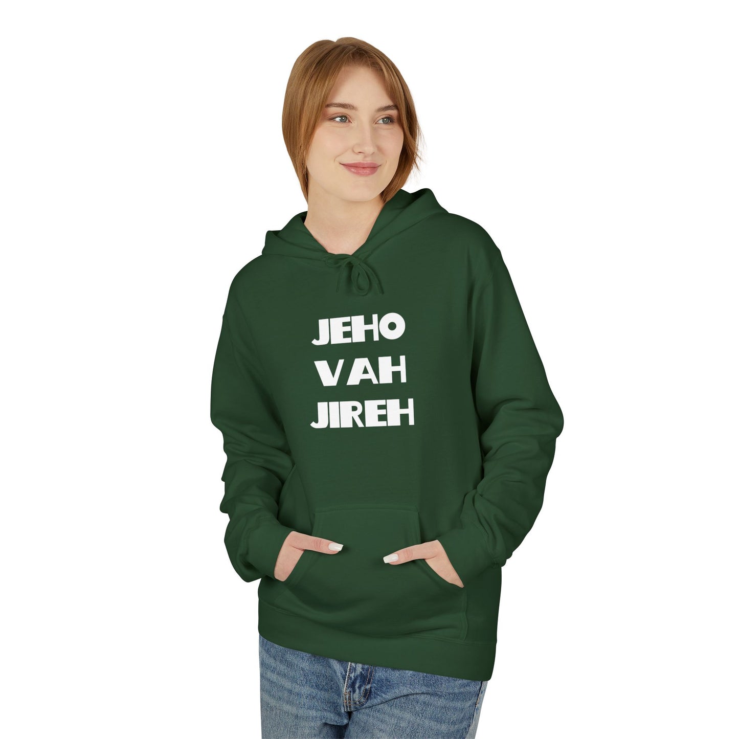 Jehovah Jireh Hoodie — Minimalist Christian Faith Pullover