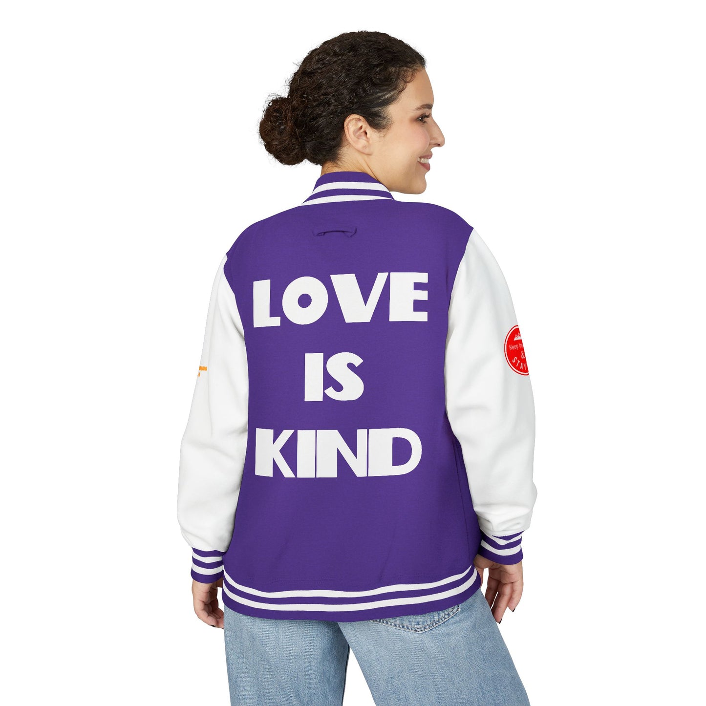 Love Is Kind Letterman Jacket, Christian Letterman Jacket, Christian Streetwear