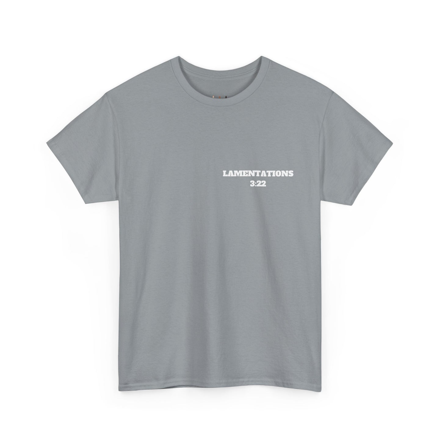 Lamentations 3:22 Christian T-Shirt, Christian Gifts, Christian Back To School Gifts, Trendy Christian Apparel