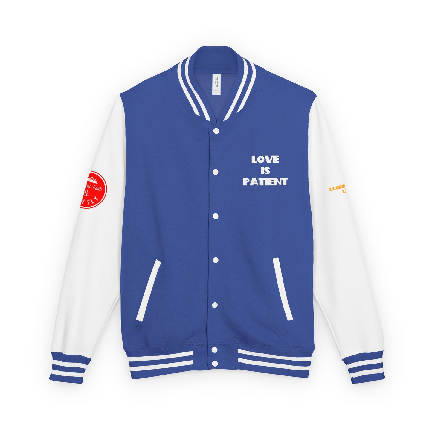 Love Is Kind Letterman Jacket, Christian Letterman Jacket, Christian Streetwear