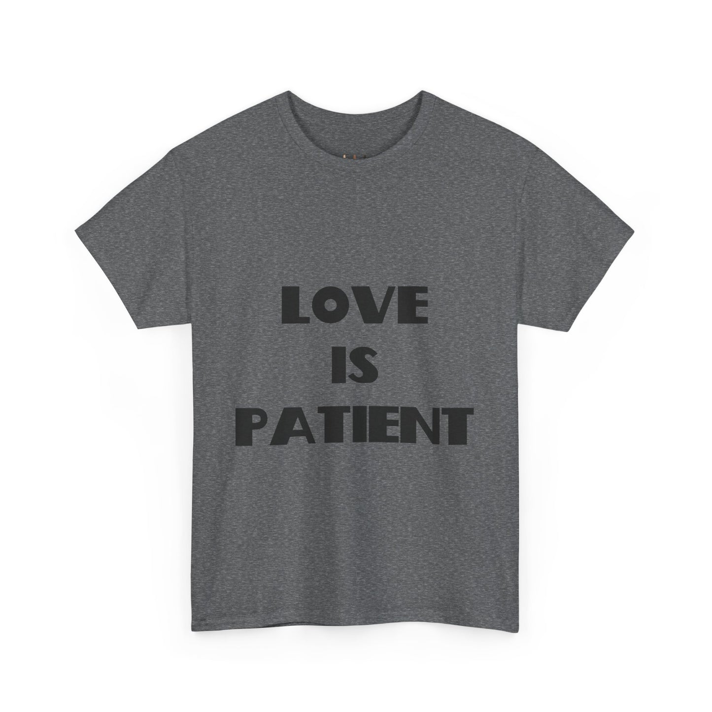 Love Is Patient Christian T-Shirt, Christian Gifts, Christian Back To School Clothes, Church Outfits, Minimalist T-Shirt