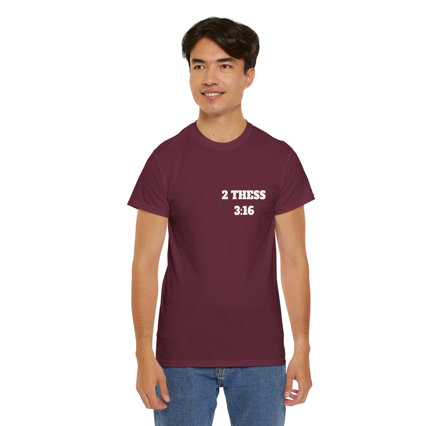 Copy of 2 Thessalonians 3:16 Bible Verse Shirt, Faith Based Clothing, Church Shirts, Christian Apparel, Trendy Christian Clothing