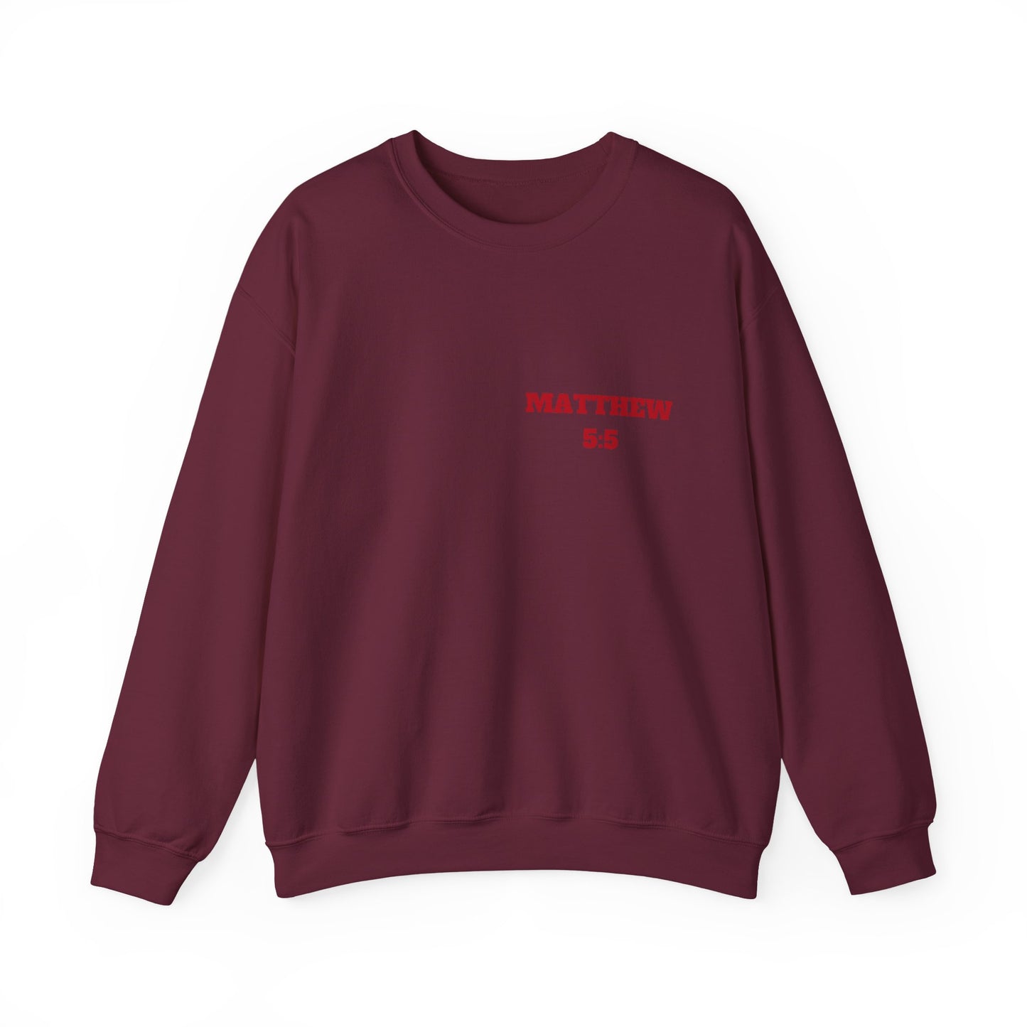 Matthew 5:5 Christian Sweatshirt, Christian Tee Shirts, Faith T-Shirts, Bible Verse T-Shirts, Christian Tees With Scripture