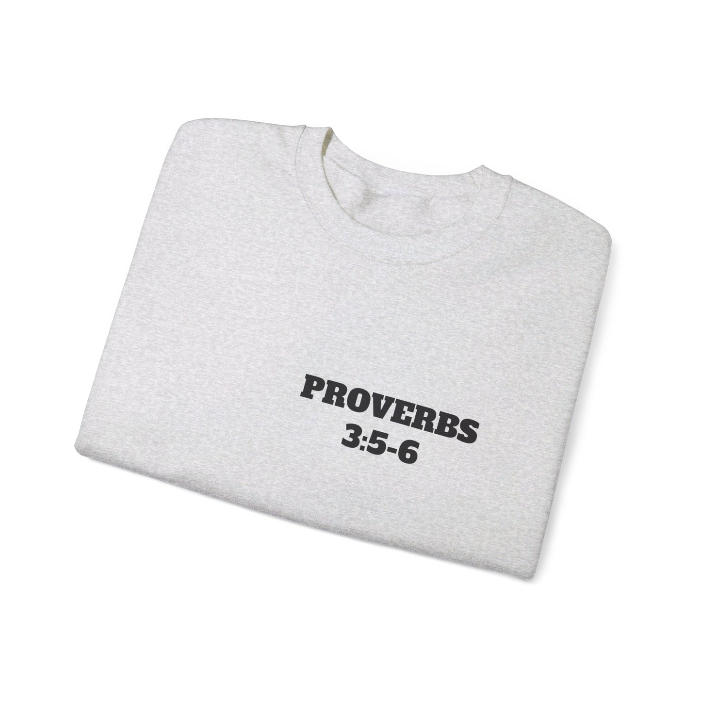 Proverbs 3:5-6 - Christian Clothing, Christian Shirts, Christian Sweatshirt, Christian Hoodie, Top Religious Shirts, Easter, Bible Shirts