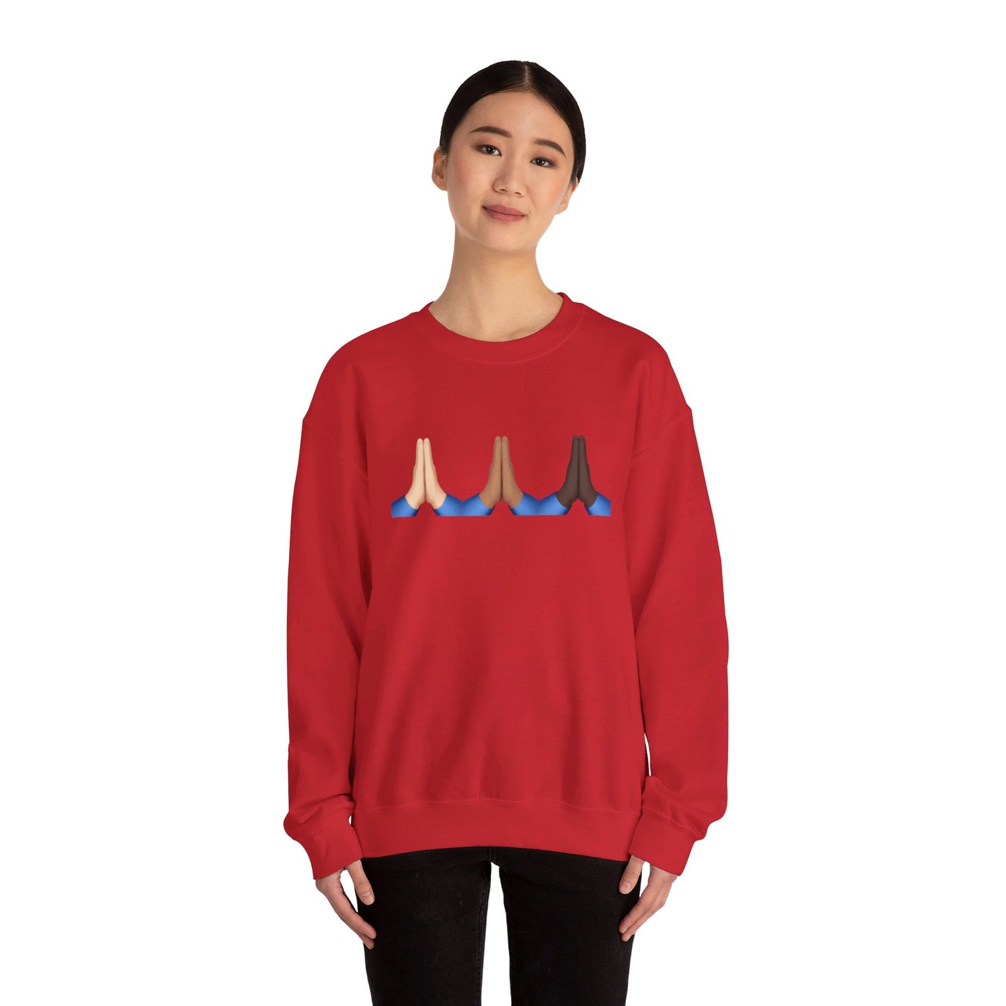 Praying Hands Emoji Shirt -Pray Shirt, Pray Sweatshirt, Christian Clothing, Christian Shirts, Christian Sweatshirt, Christian Hoodie, Prayer