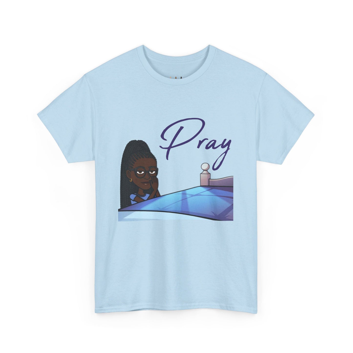 Praying Bitmoji Christian Women's TShirt, Women's Easter Outfit, Easter Gifts, Women's Easter Gifts, Christian Women's Clothing, Pray TShirt