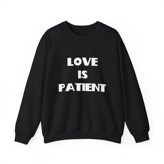 Love is Patient Christian Sweatshirt, Christian Gifts, Christian Back To School Gifts, Church Outfits