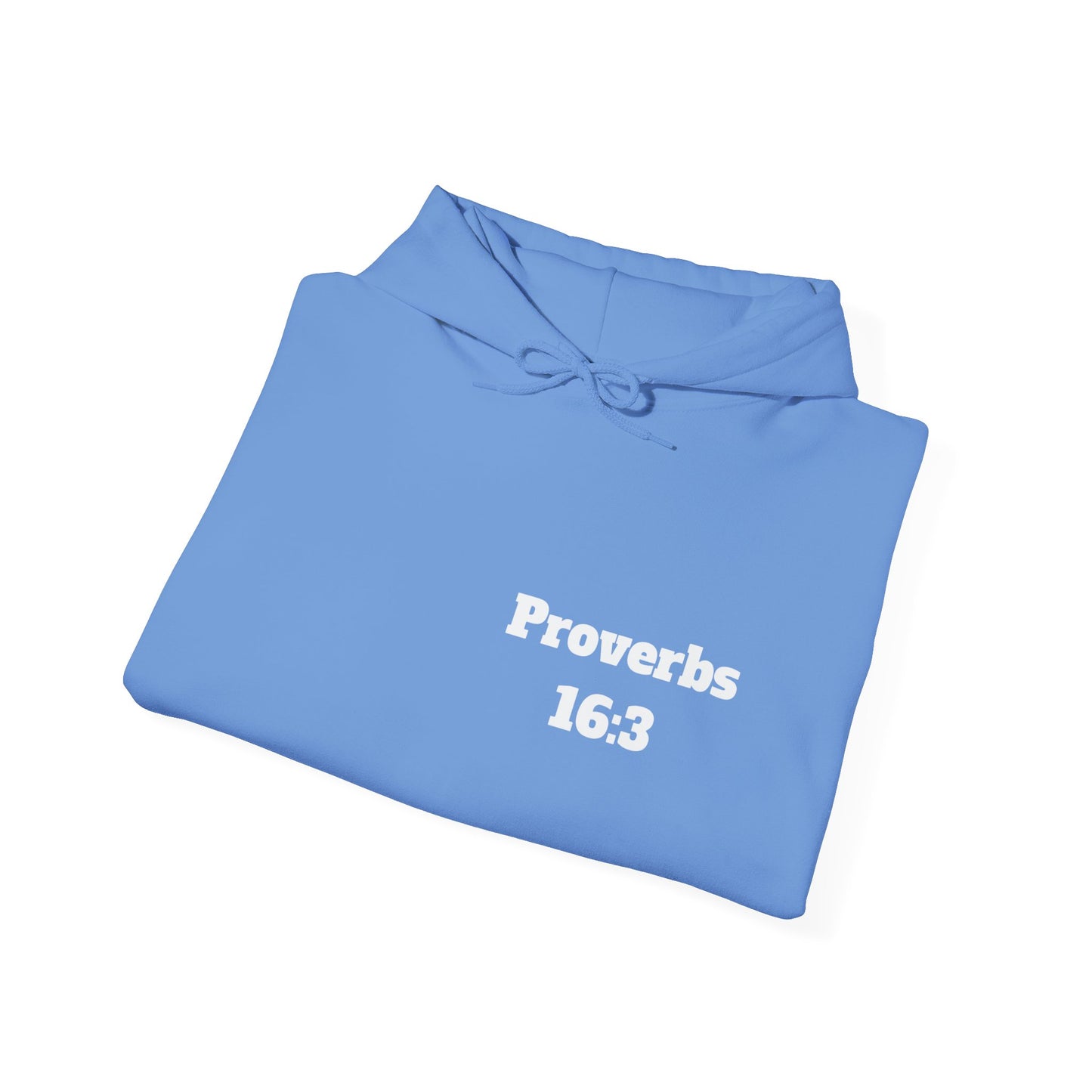 Proverbs 16:3 Christian Hoodie, Christian Gifts, Christian Back To School Gifts, Trendy Christian Apparel