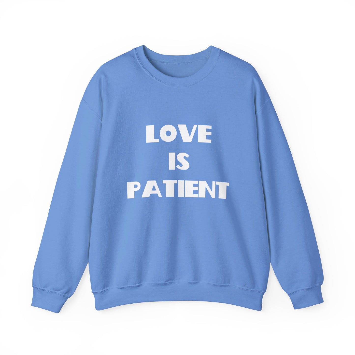 Love is Patient Christian Sweatshirt, Christian Gifts, Christian Back To School Gifts, Church Outfits