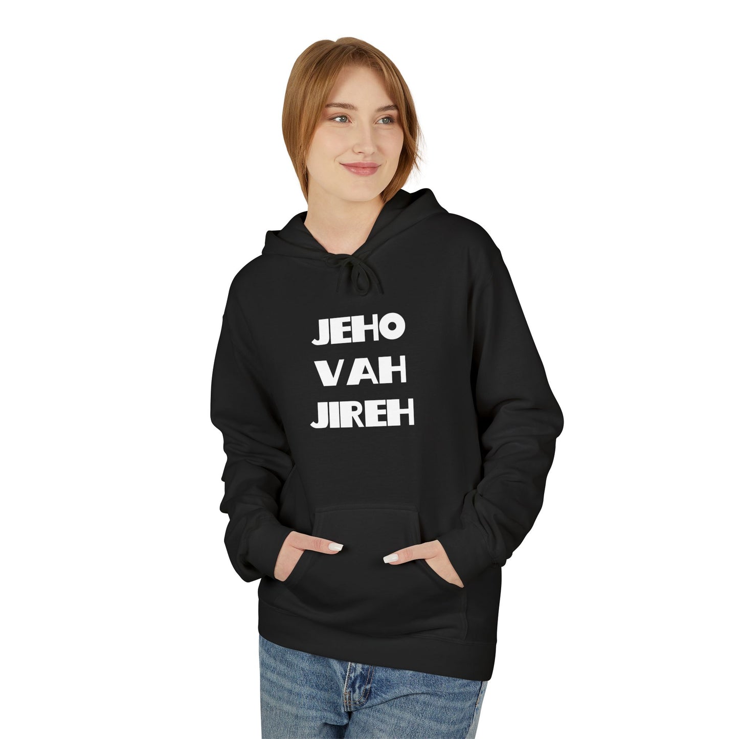 Jehovah Jireh Hoodie — Minimalist Christian Faith Pullover