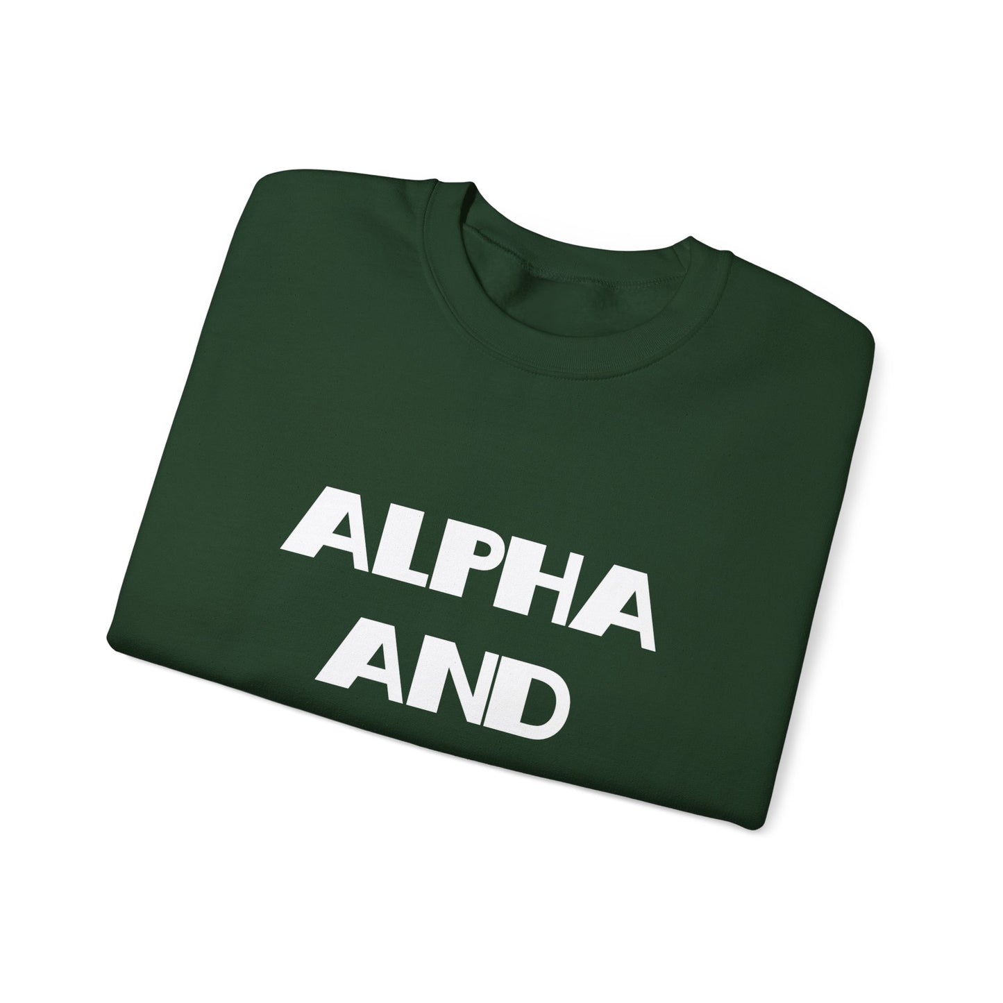 Alpha and Omega Christian Sweatshirt - Christian Gifts, Trendy Christian Apparel, Christian Clothing