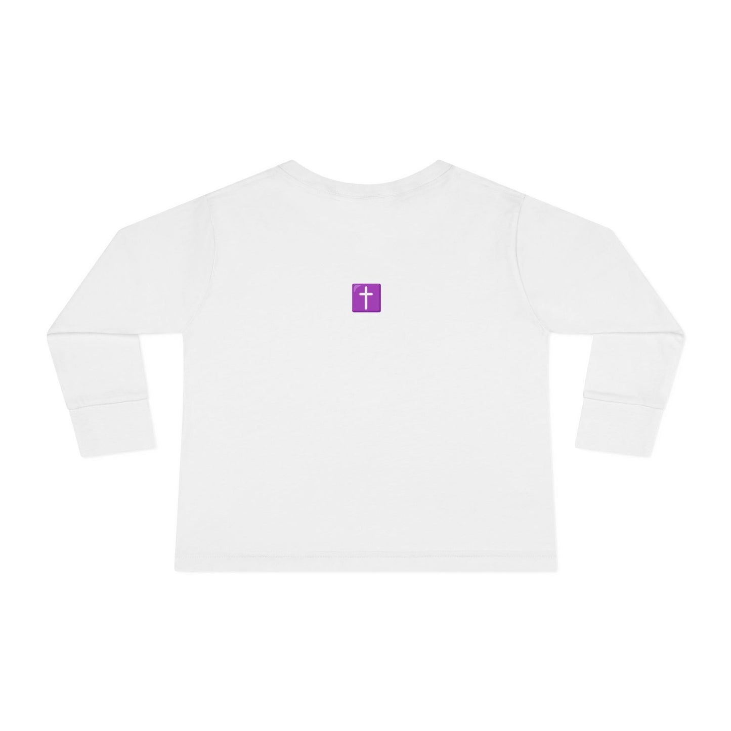 Pray Hands Emoji Christian Toddler Long Sleeve Shirt, Toddler Girl Longsleeve Shirt, Toddler Easter Shirt, Easter Gifts, Toddler Gifts, Pray