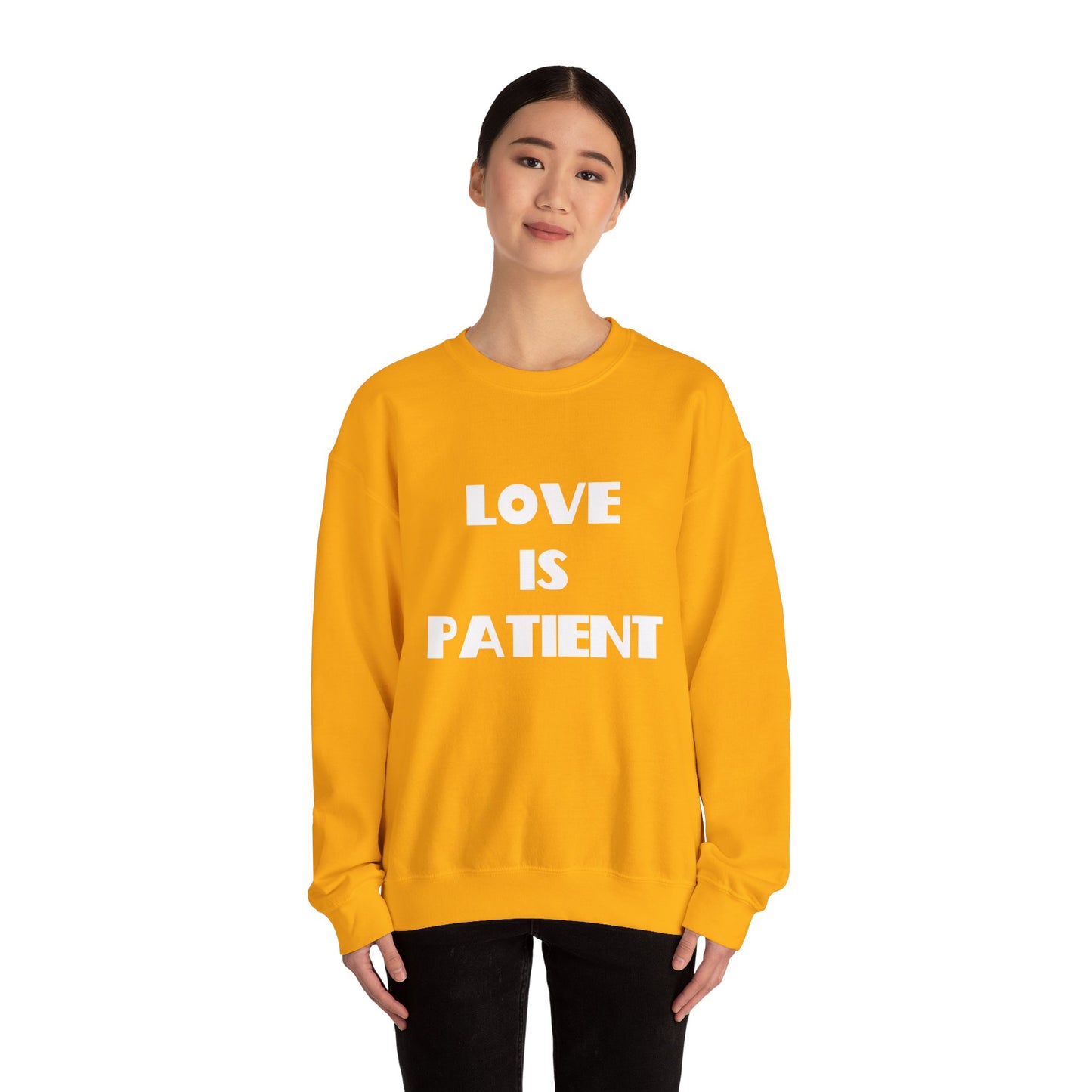 Love is Patient Christian Sweatshirt, Christian Gifts, Christian Back To School Gifts, Church Outfits